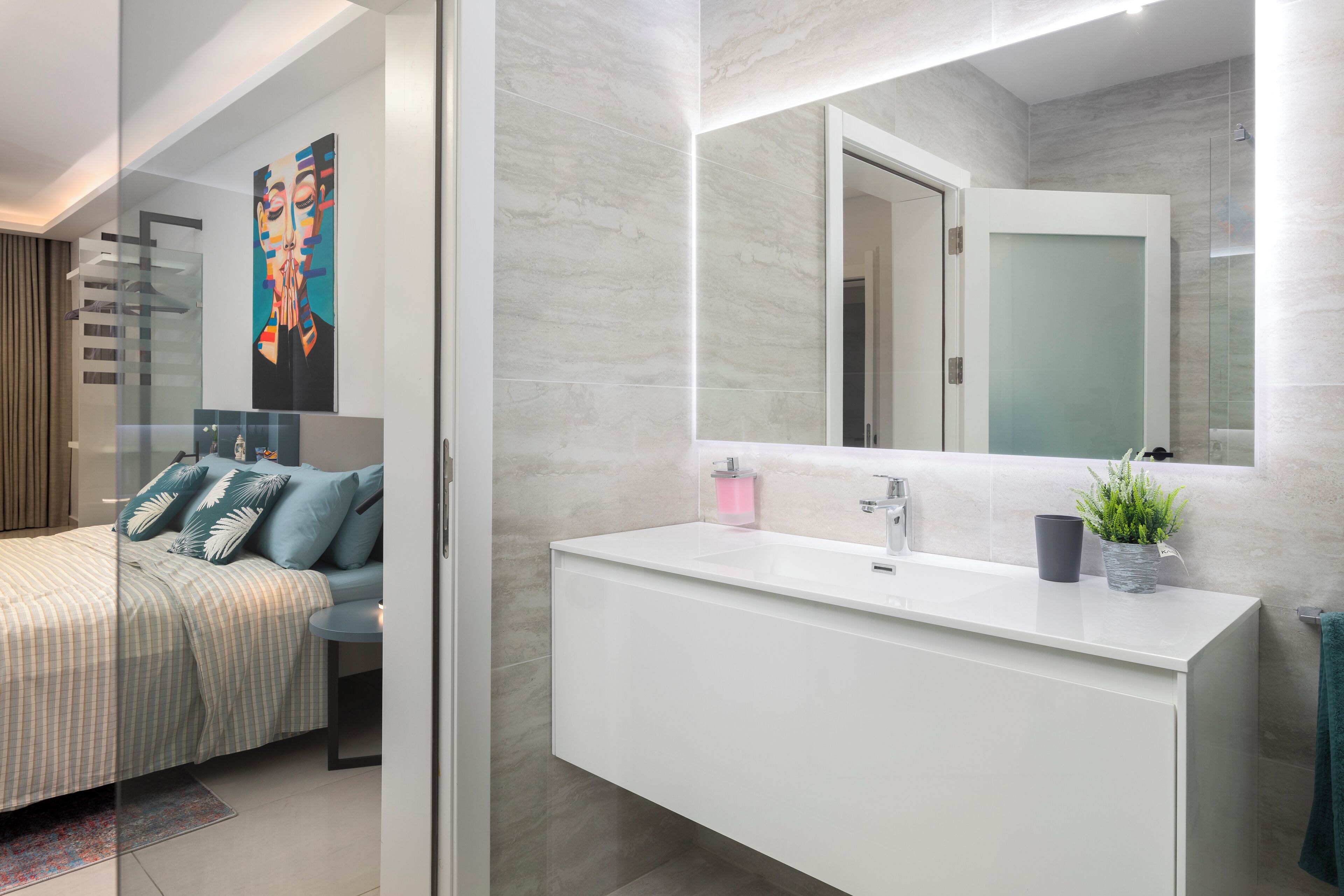 Apartamento, vistas a la ciudad | Baño