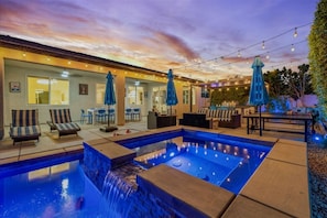 Pool - New ! Turquoise Mirage Fun House. Sleeps 18. (Indio)