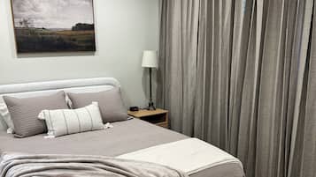 2 chambres, fer et planche Ă repasser, Wi-Fi, draps fournis