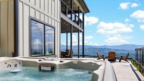House (4 Bedrooms) | Interior - Luxury Cabin w/ 180 Views, Hot Tub & Firepit Near Dollywood & Nat'l Park Bird's-eye View by Avantstay (Sevierville)