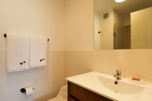 Sèche-cheveux, serviettes fournies