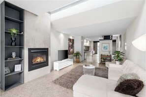 Living area - Stunning Converted Warehouse in Carlton North (Carlton North)
