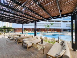 Pool - Beachfront apartment - Resort style (Santa Marta)