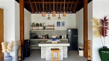 Deluxe Villa, 6 Bedrooms, Private Pool, Pool View | Private kitchen | Fridge, stovetop, coffee/tea maker, toaster