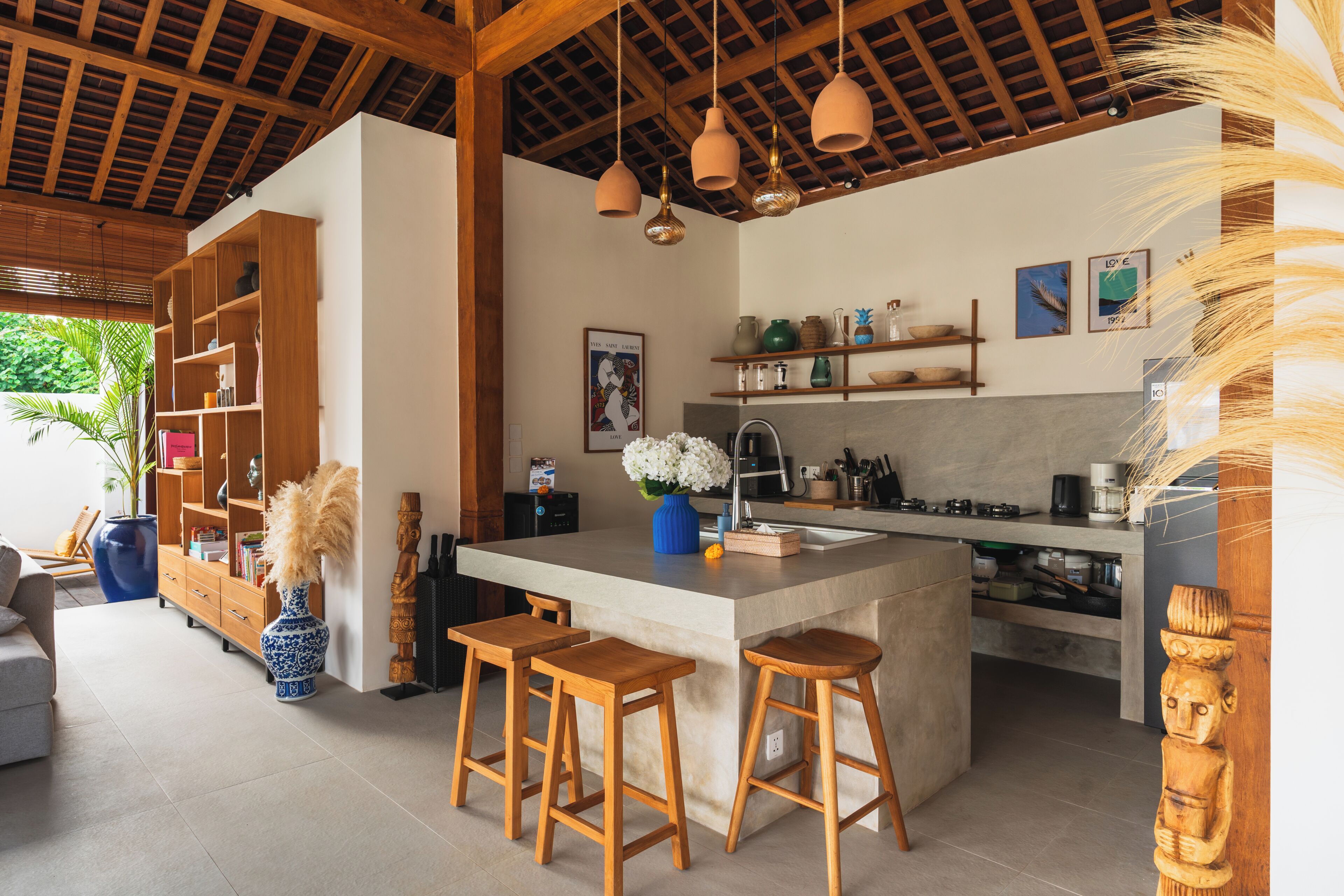 华丽别墅, 6 间卧室, 私人游泳池, 泳池景观 | 私人厨房 | 冰箱、炉灶、茶具/咖啡用具、烤面包机