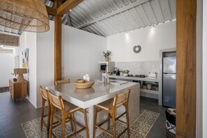 Deluxe Villa, 6 Bedrooms, Private Pool, Pool View | Private kitchen | Fridge, stovetop, coffee/tea maker, toaster - Villa Saint Laurent by Alfred in Bali (Seminyak)