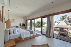 Deluxe Villa, 6 Bedrooms, Private Pool, Pool View | Premium bedding, in-room safe, desk, free WiFi - Villa Saint Laurent by Alfred in Bali (Seminyak)