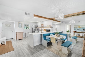 Dining - Steps to Sand: Ground-Floor Condo with Patio, Private Beach Access & Pool! ☀️ (Satellite Beach)