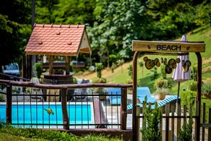 Pool - Forest house with private wellness, pool, and activities for the whole family. (Klenovnik)