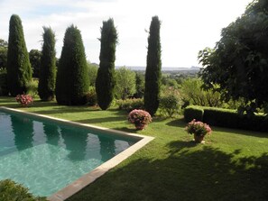 Pool - Bastide provençale with swimming pool and sea view - beach 5.5 km away (LA CADIERE D'AZUR)