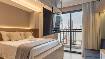 Comfort Apartment | Blackout drapes, iron/ironing board, free WiFi
