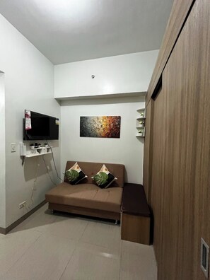 Standard Apartment, Pool View | Living area - Shore 2 Unit 206 Tower 3 (Pasay City)