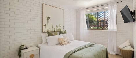 Leilighet, 1 soverom, gårdsplassområde | Wi-fi (inkludert) og sengetøy