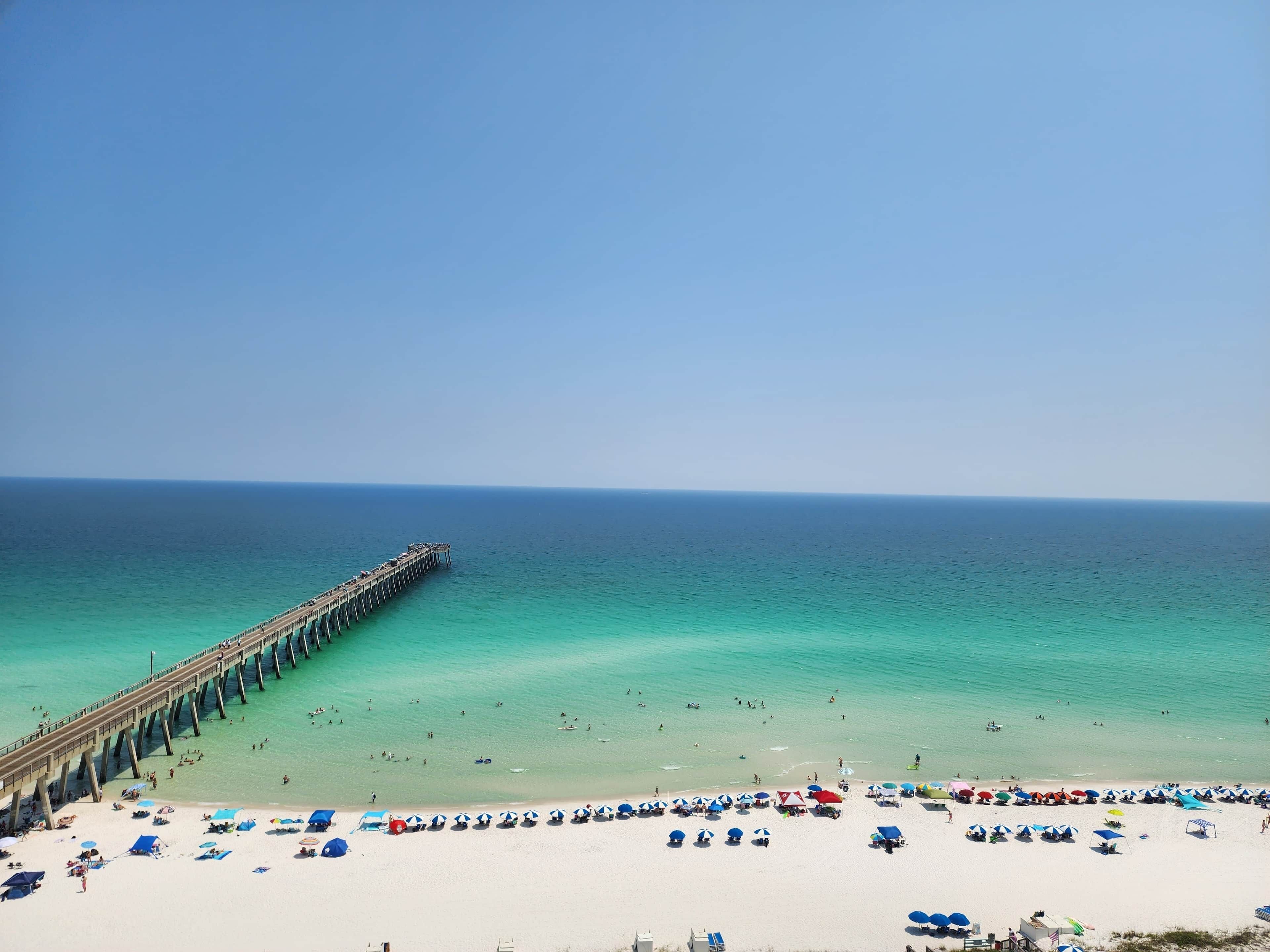 On the beach, beach towels