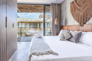 Desk, iron/ironing board, travel cot, WiFi - Premium 1BR Penthouse | Jacuzzi, Cenote, Gym&Sauna (Tulum)