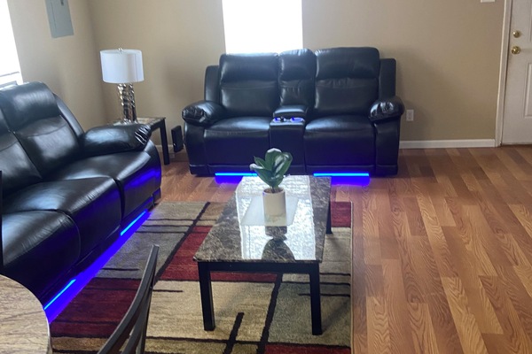 Comfortable sofa loveseat