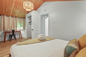 Desk, WiFi, bed sheets