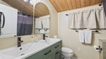 Hair dryer, towels