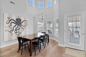 Dining - 5BR North End Beach Retreat w/ Porch, Garage & Outdoor Shower (Ocean City)