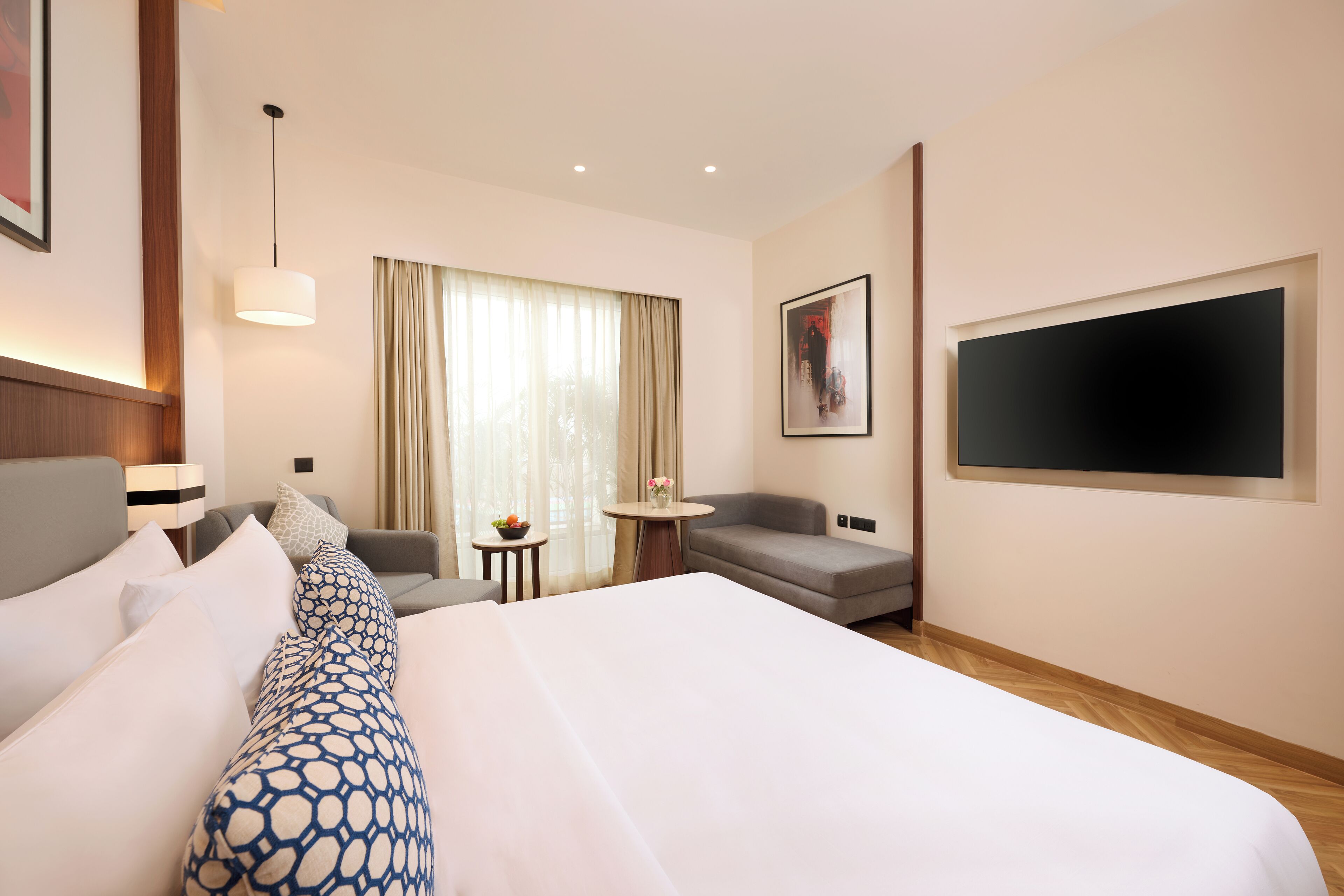 Minibar, in-room safe, desk, laptop workspace