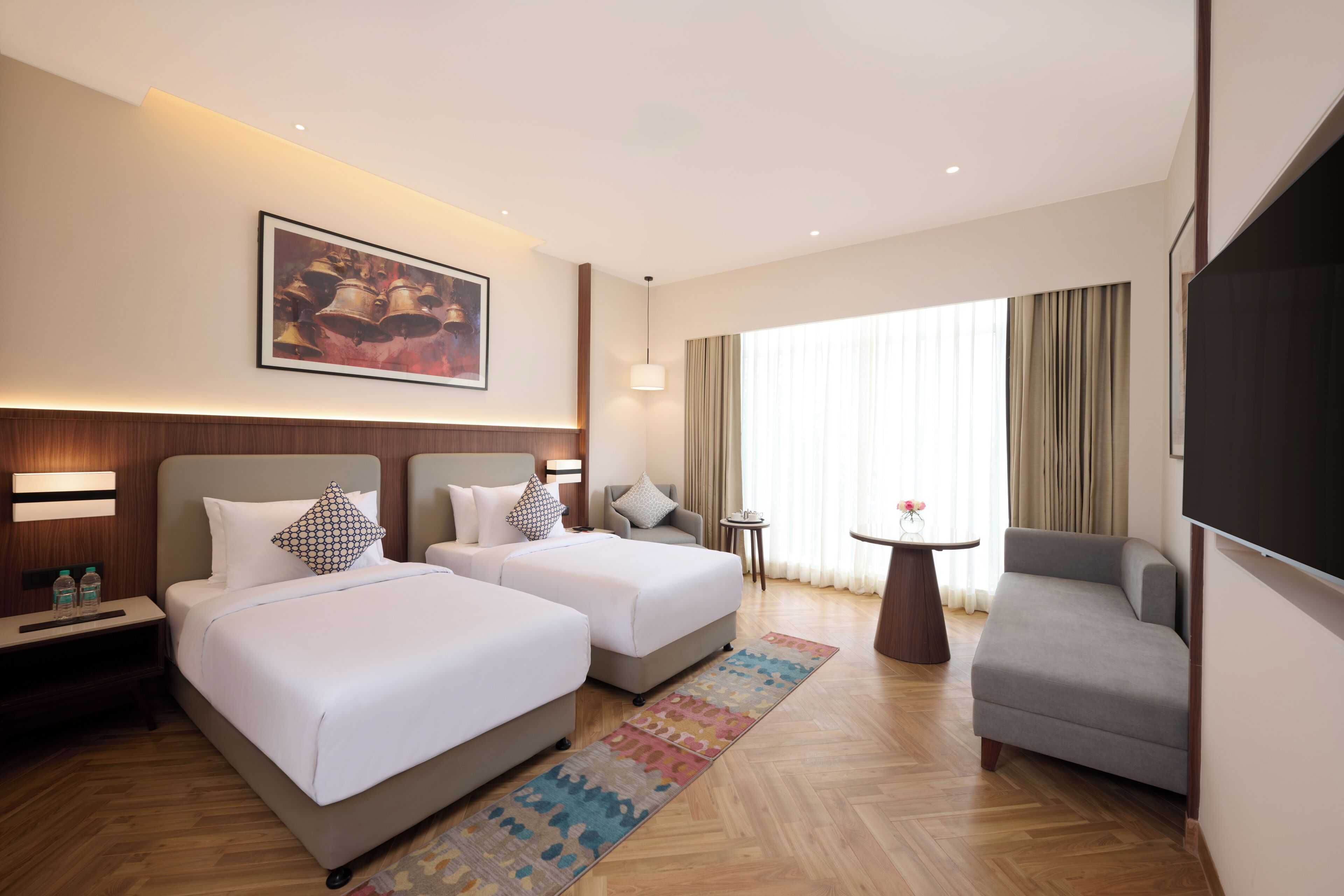 Minibar, in-room safe, desk, laptop workspace