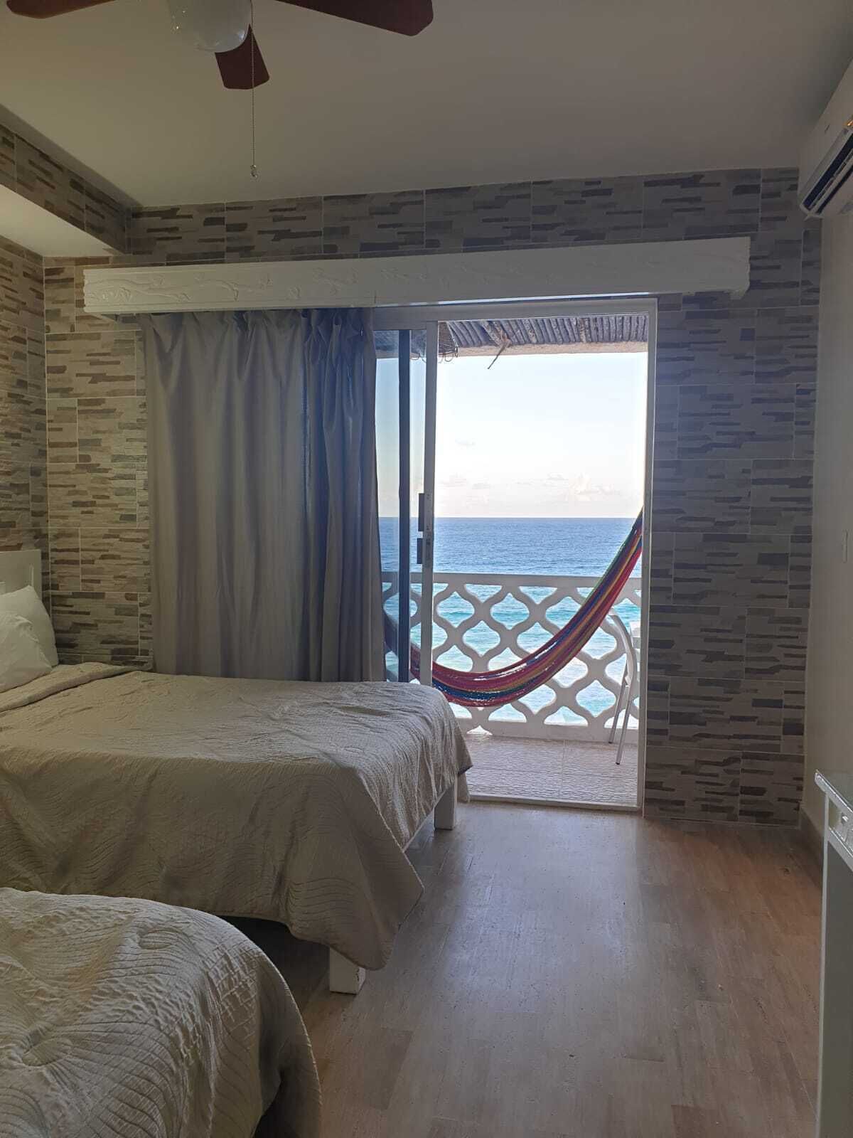 Classic Studio, Balcony, Beach View | Laptop workspace, iron/ironing board, free WiFi