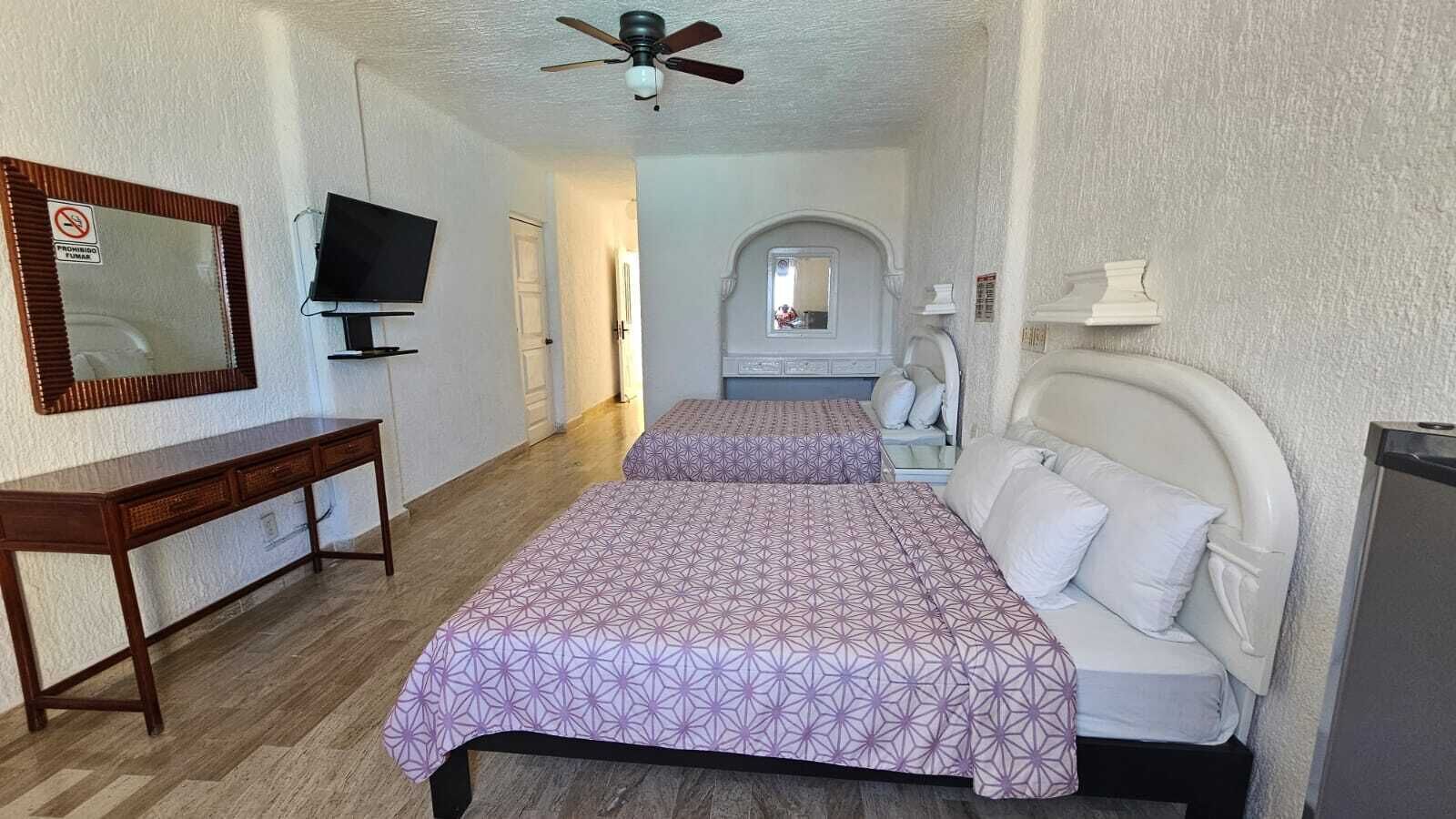 Economy Studio, Pool View | Laptop workspace, iron/ironing board, free WiFi