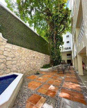 Living area - Cancún Plaza Beachfront Condos (Cancún)