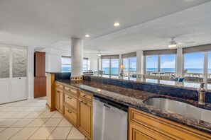 Interior - Direct Oceanfront Corner Condo, Family-Friendly with Beachfront Pool and Garage Parking (Ormond Beach)