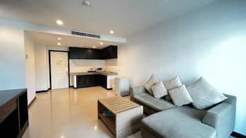 Junior Studio, Balcony | Living area | Flat-screen TV