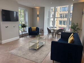 Living area - Large, modern, central 2 bedroom apartment (Scarborough)