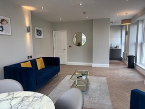 Living area - Large, modern, central 2 bedroom apartment (Scarborough)