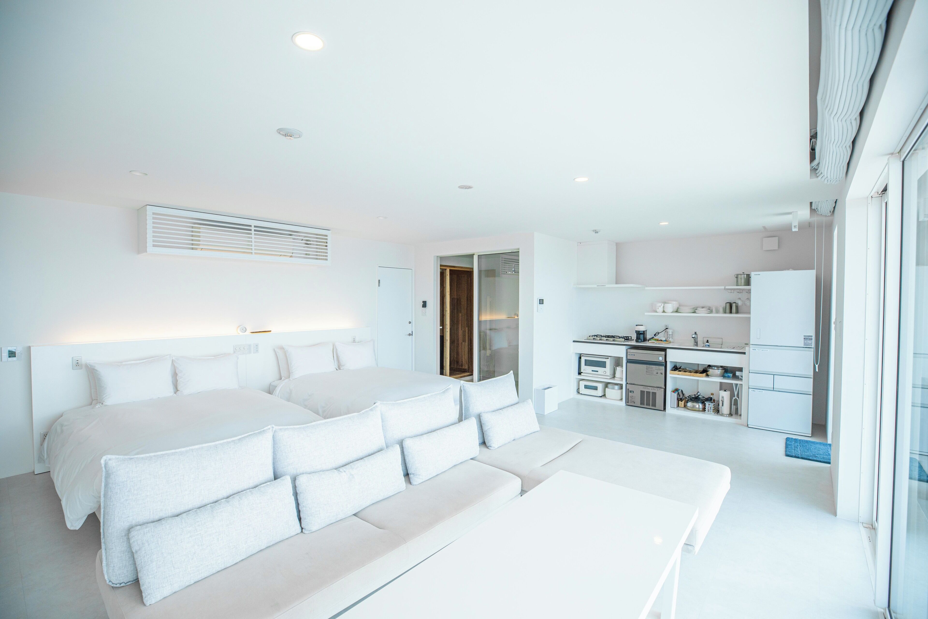 2 多间卧室、床单