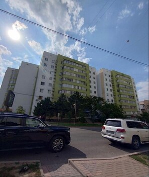 Parking - Tranquil 2-bedroom apartment with AC in vibrant Almaty (Almaty)