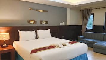 Deluxe-Zimmer, Balkon | Kostenloses WLAN, BettwÀsche