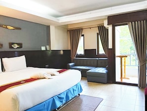 Deluxe-rum - balkong | Gratis wi-fi och sängkläder