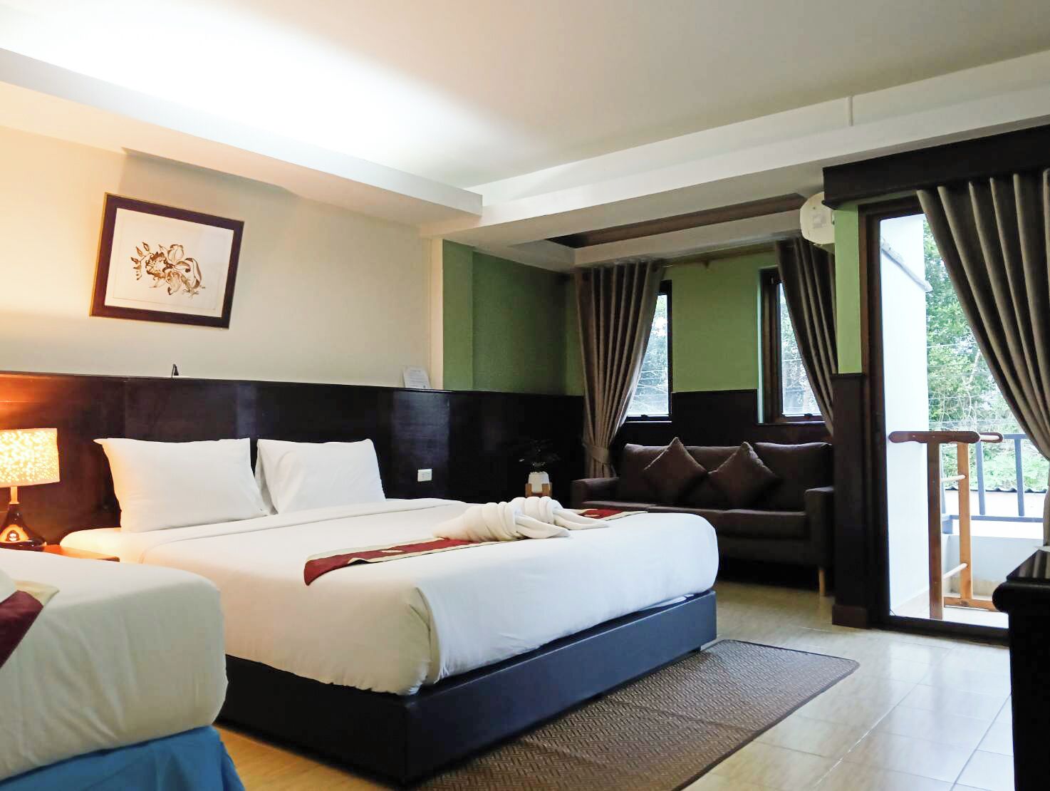 家庭三人房, 1 间卧室, 无烟房 | 免费 WiFi、床单