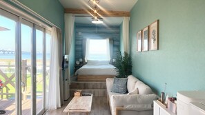 Standard-herbergi með tvíbreiðu rúmi - 1 svefnherbergi (Sirena(Upto2Guests)w/FirePit&BBQGrill) | Sérhannaðar innréttingar, sérvalin húsgögn, ókeypis þráðlaus nettenging