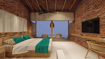 Caja de seguridad en la habitación y escritorio