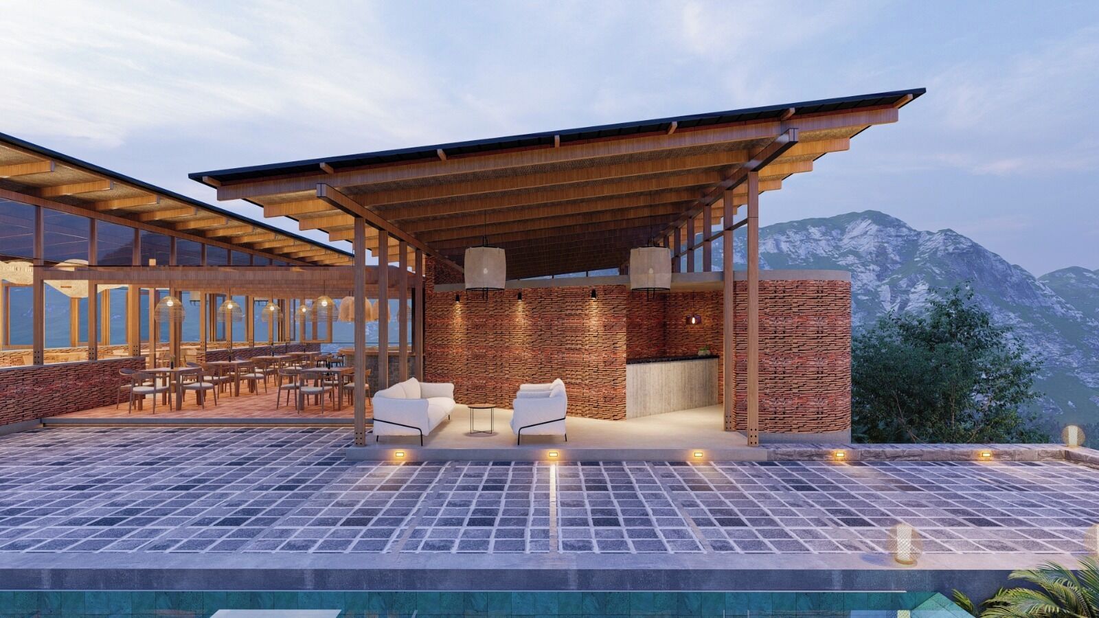 รับประทานอาหารกลางแจ้ง