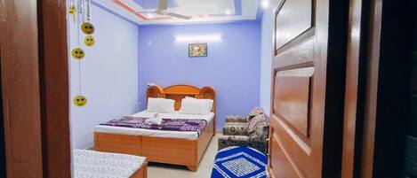 Double Room, Balcony, Hill View
