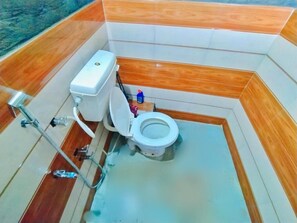 Triple Room, Balcony | Bathroom - The Gangotri Homestay By Preet rS (Barkot)