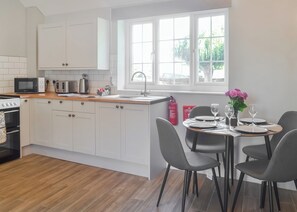 Fridge, oven, stovetop, toaster - A beautifully restored single-storey two bedroom cottage sleeping four people. (Filey)