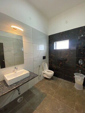 Deluxe Double Room | Bathroom | Shower, free toiletries, towels, soap - New Royal Orbit Hotel & Restro Udaipur (vallabhnagar)