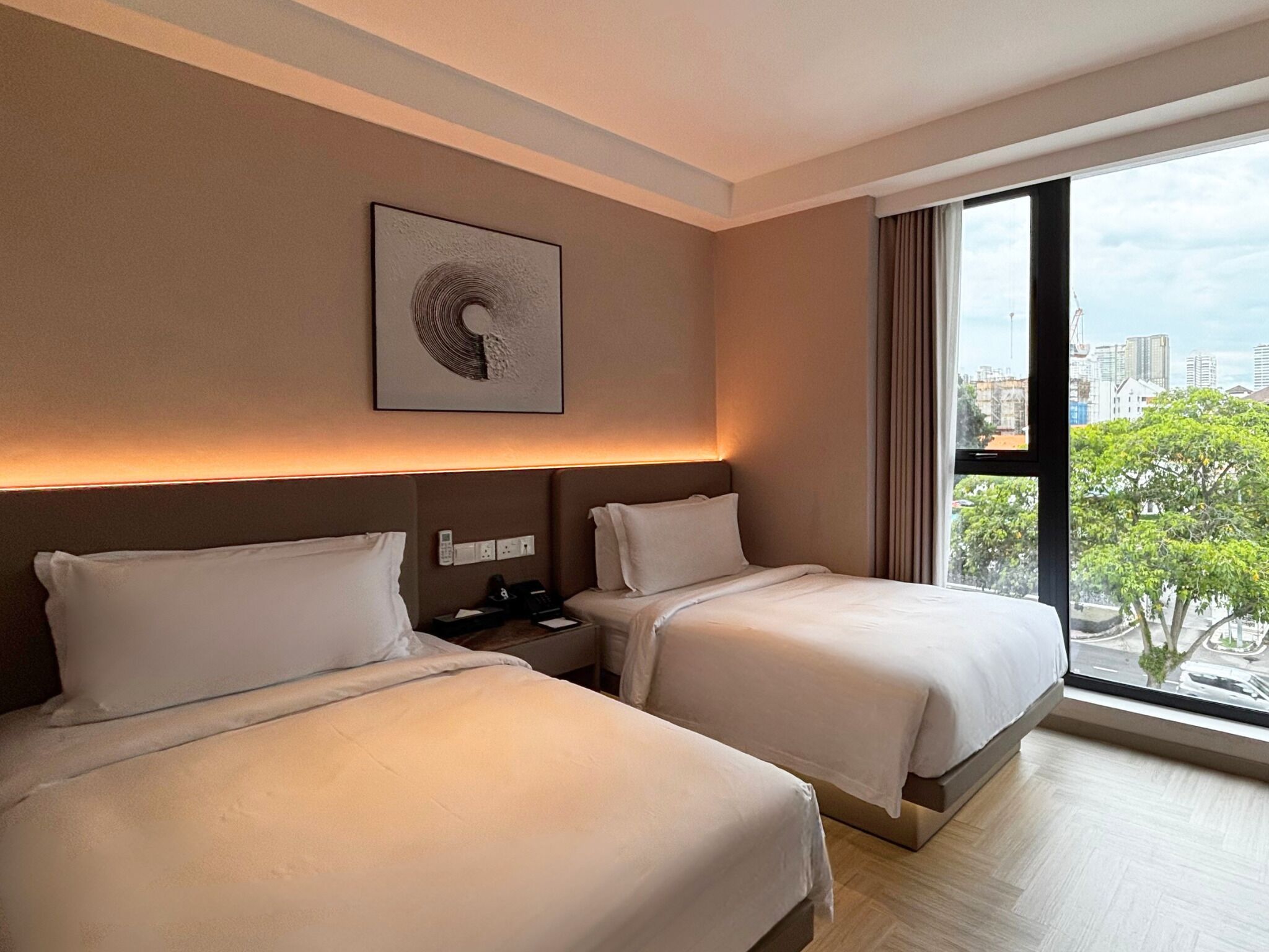 Standard Twin Room | 客房内保险箱、隔音、熨斗/熨板、免费 WiFi