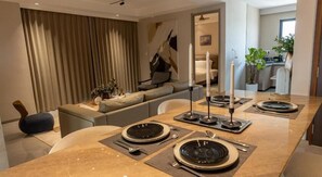 Deluxe 2 Bedroom Suite | Living area | Smart TV - Landison Hotel Penang (George Town)