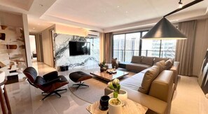 Executive 3 Bedroom Suite | Living area - Landison Hotel Penang (George Town)