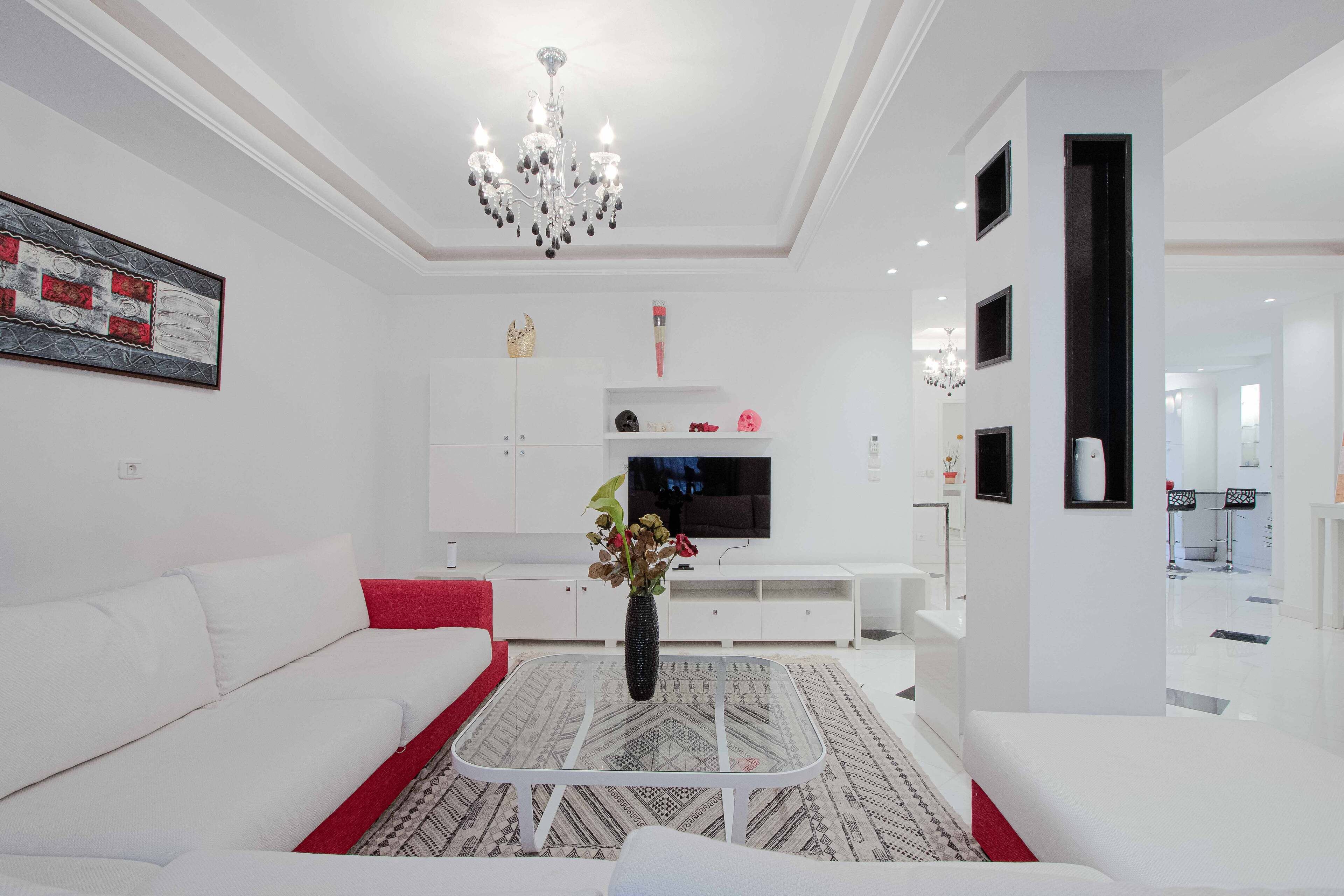 Apartment, 1 Bedroom, Smoking | Living room