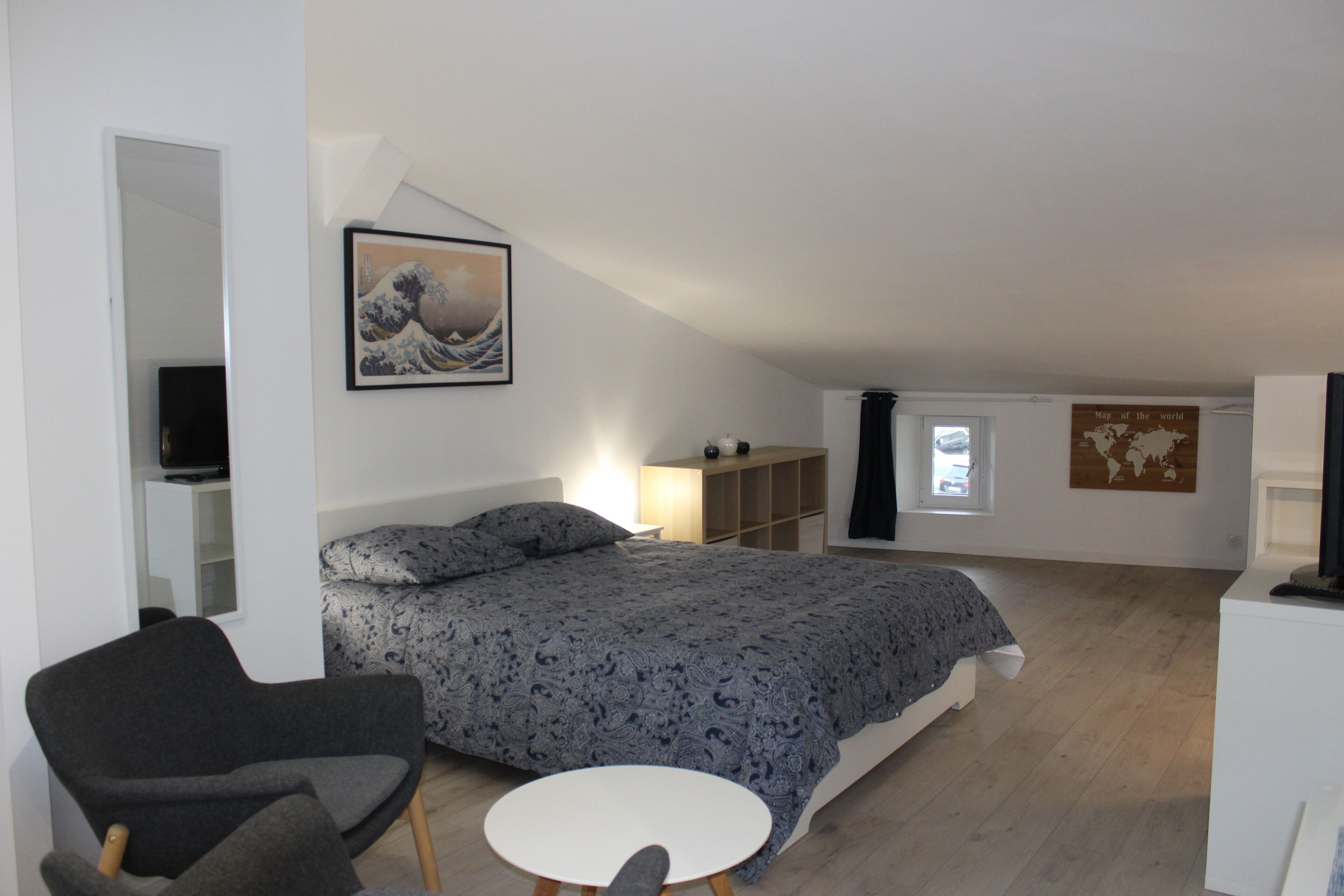 1 bedroom, iron/ironing board, Internet, bed sheets