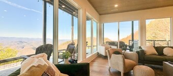 Cabin + Spa, Firepit, Pool Table & Media Room Near Dollywood | Bird's-Eye View